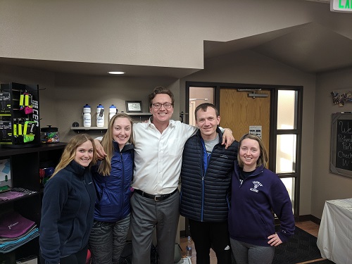 James Anderson with course attendees following Postural Respiration in Fort Collins